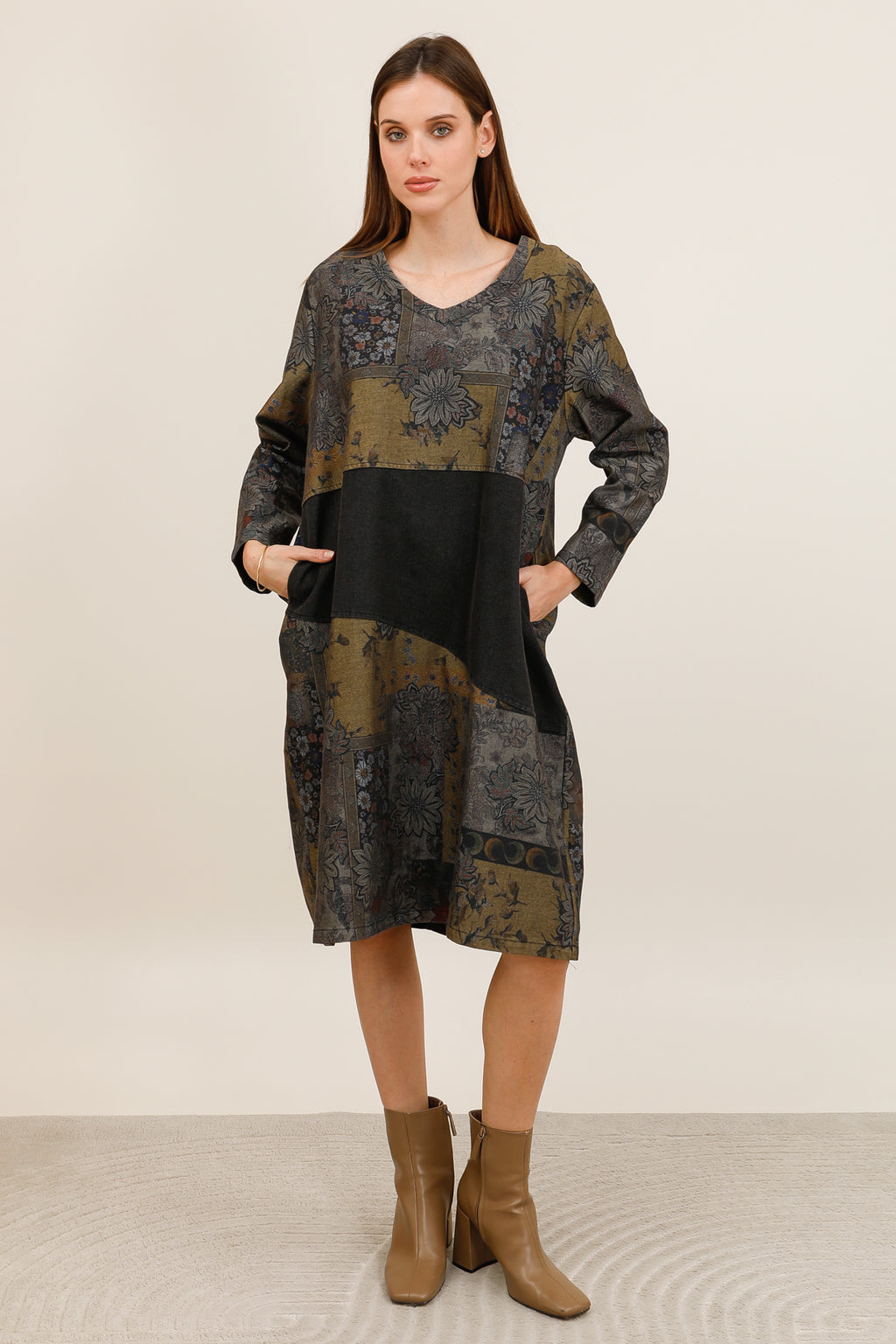 Haljina s patchwork uzorkom