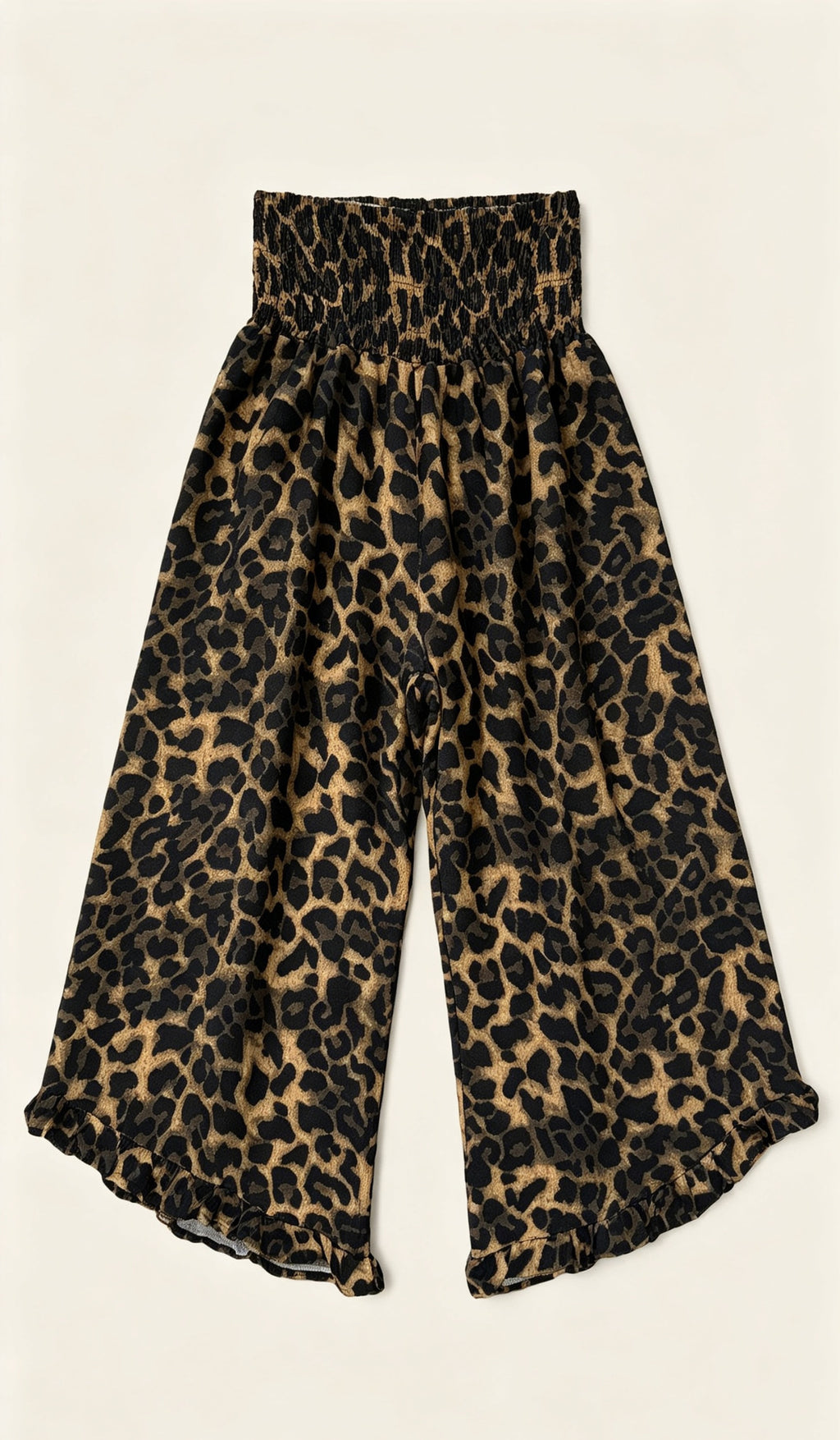 Leopard culotte hlače