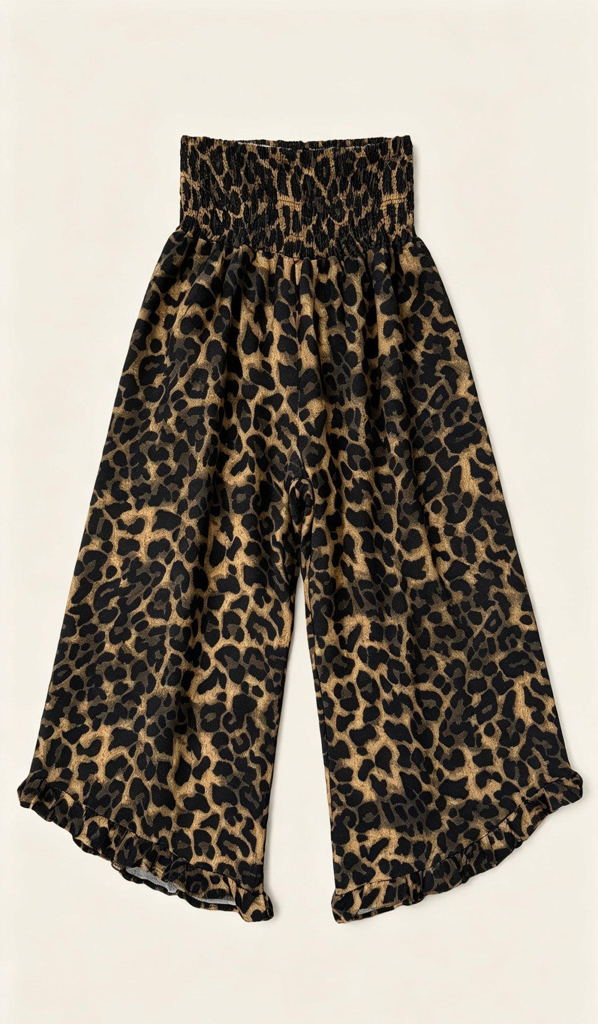 Leopard culotte hlače